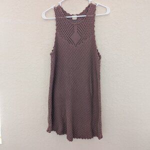 Vintage Oneill Crochet Dress Beach Cover Up 90s Y2K Size XS